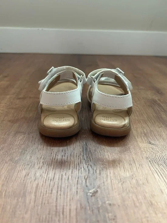 Stride Rite White Bow Toddler Sandals 6M - Picture 11 of 13